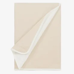 Beige FF Teddy Bear Padded Blanket (80cm)