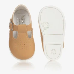 Beige First Walker Shoes