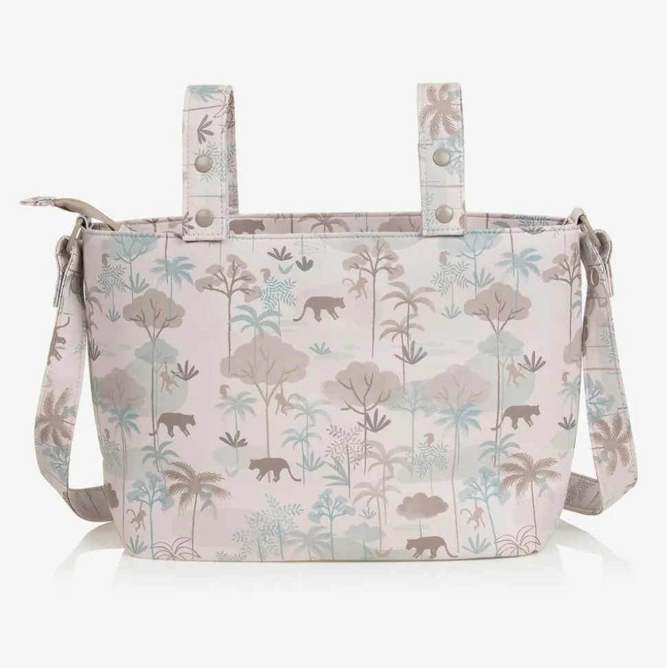 Beige Jungle Print Changing Bag (37cm)