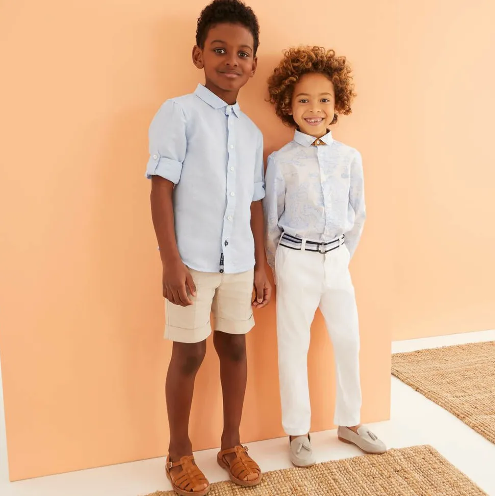 Beige Leather Sandals