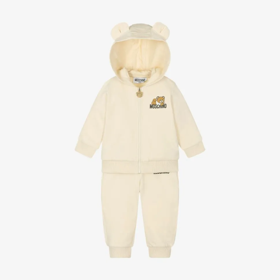 Beige Organic Cotton Tracksuit