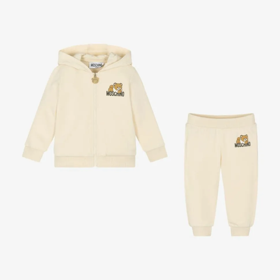 Beige Organic Cotton Tracksuit