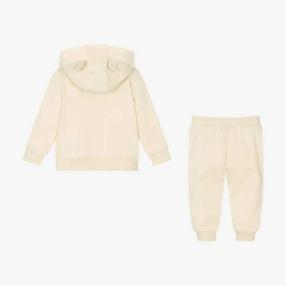 Beige Organic Cotton Tracksuit