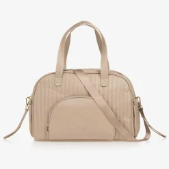 Beige Quilted Changing Bag (44cm)