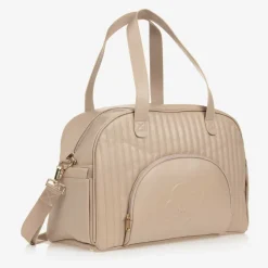 Beige Quilted Changing Bag (44cm)