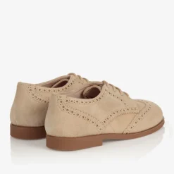 Beige Suede Brogues
