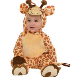 Beige Velour Giraffe Costume