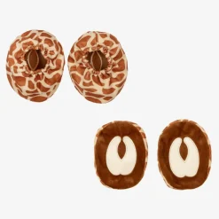 Beige Velour Giraffe Costume