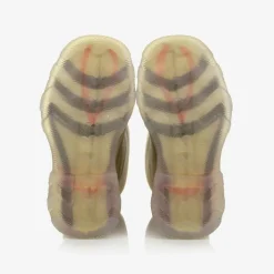 Beige Vintage Check Rain Boots