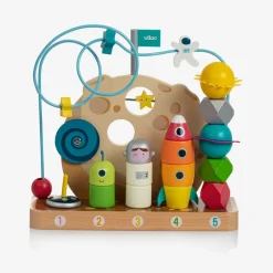 Beige Wooden Space Counting Set (27cm)