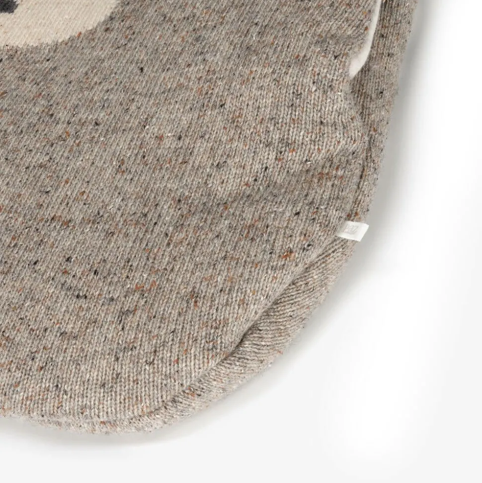 Beige Wool & Silk Knit Baby Nest (71cm)