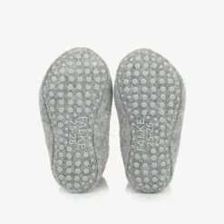 Beige Wool Slipper Socks