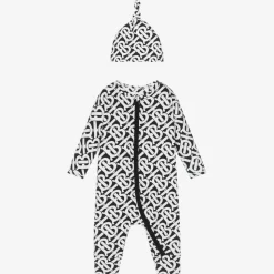 Black & White Cotton Romper Gift Set