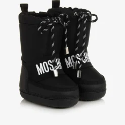 Black & White Snow Boots