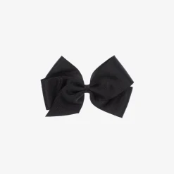 Black Bow Hair Clip (12cm)