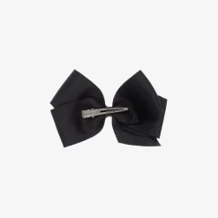 Black Bow Hair Clip (12cm)