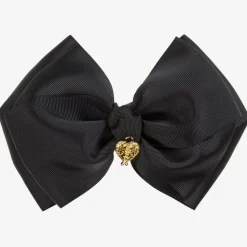 Black Bow Hair Clip (19cm)