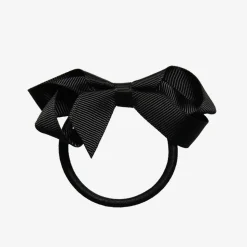 Black Bow Hair Elastic (7cm)