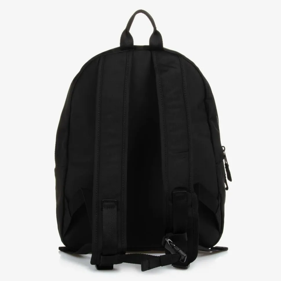 Black Canvas Backpack (37cm)
