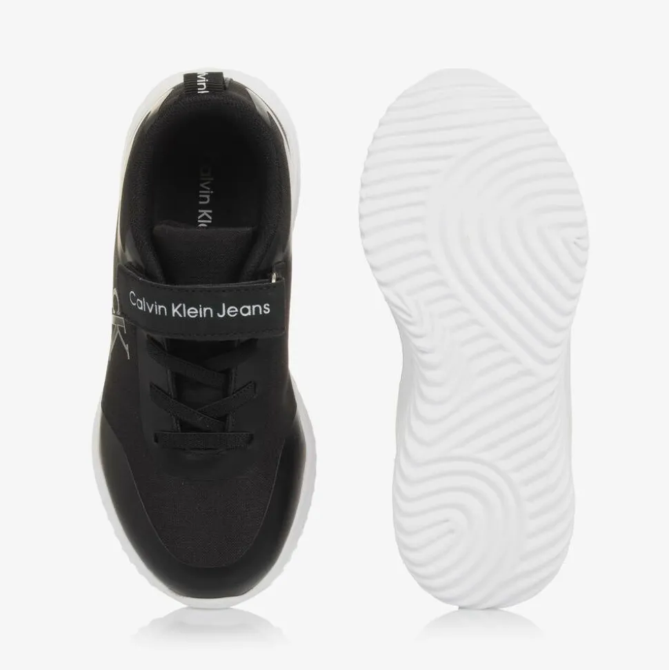 Black Canvas Trainers