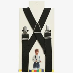 Black Clip-On Braces