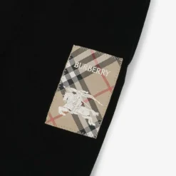 Black Cotton Baby Joggers