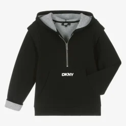 Black Cotton Hoodie