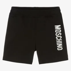 Black Cotton Jersey Shorts