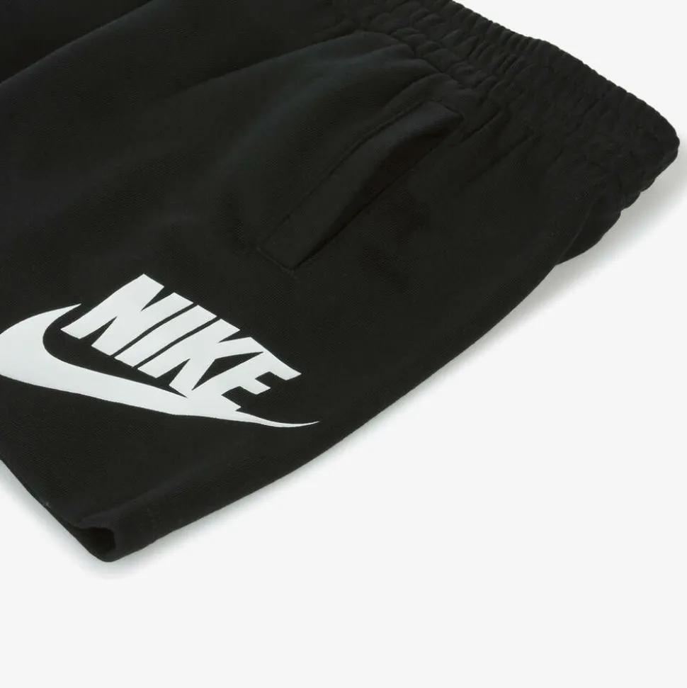 Black Cotton Jersey Shorts