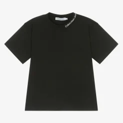Black Cotton Jersey T-Shirt