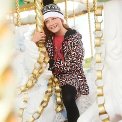 Black Cotton Knitted Tights