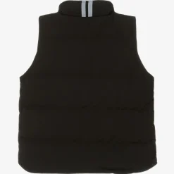 Black Down Padded Vanier Gilet