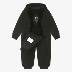 Black Down-Filled Baby Snowsuit