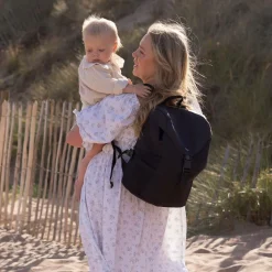 Black Eco Backpack Changing Bag (34cm)