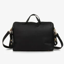 Black Faux Leather Changing Bag (38cm)