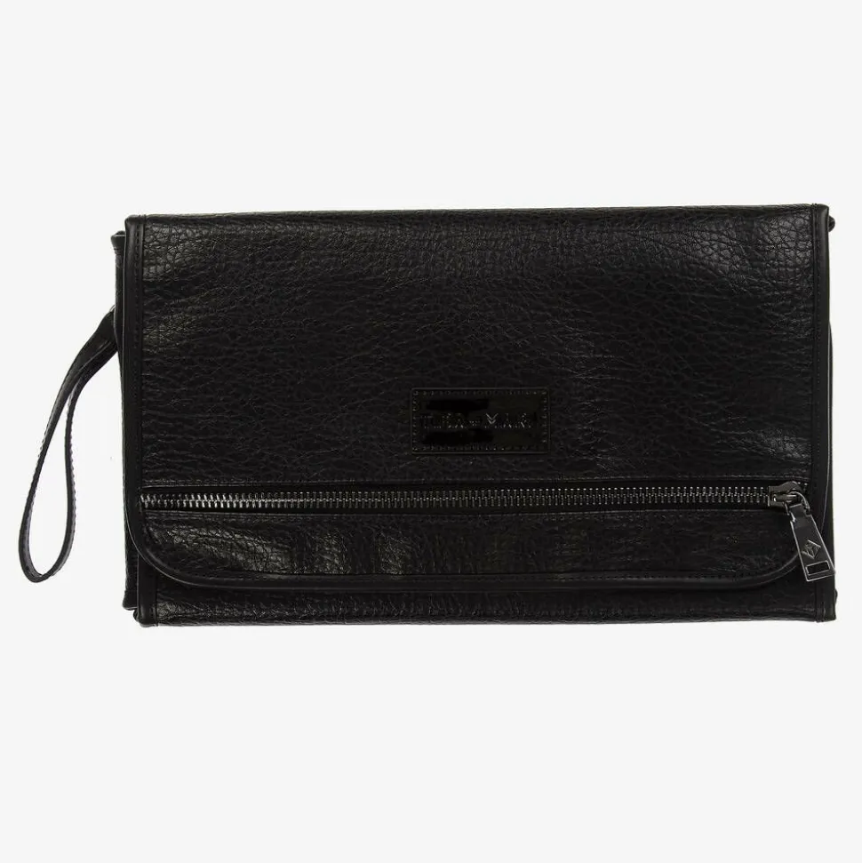 Black Faux Leather Changing Mat Clutch (56cm)