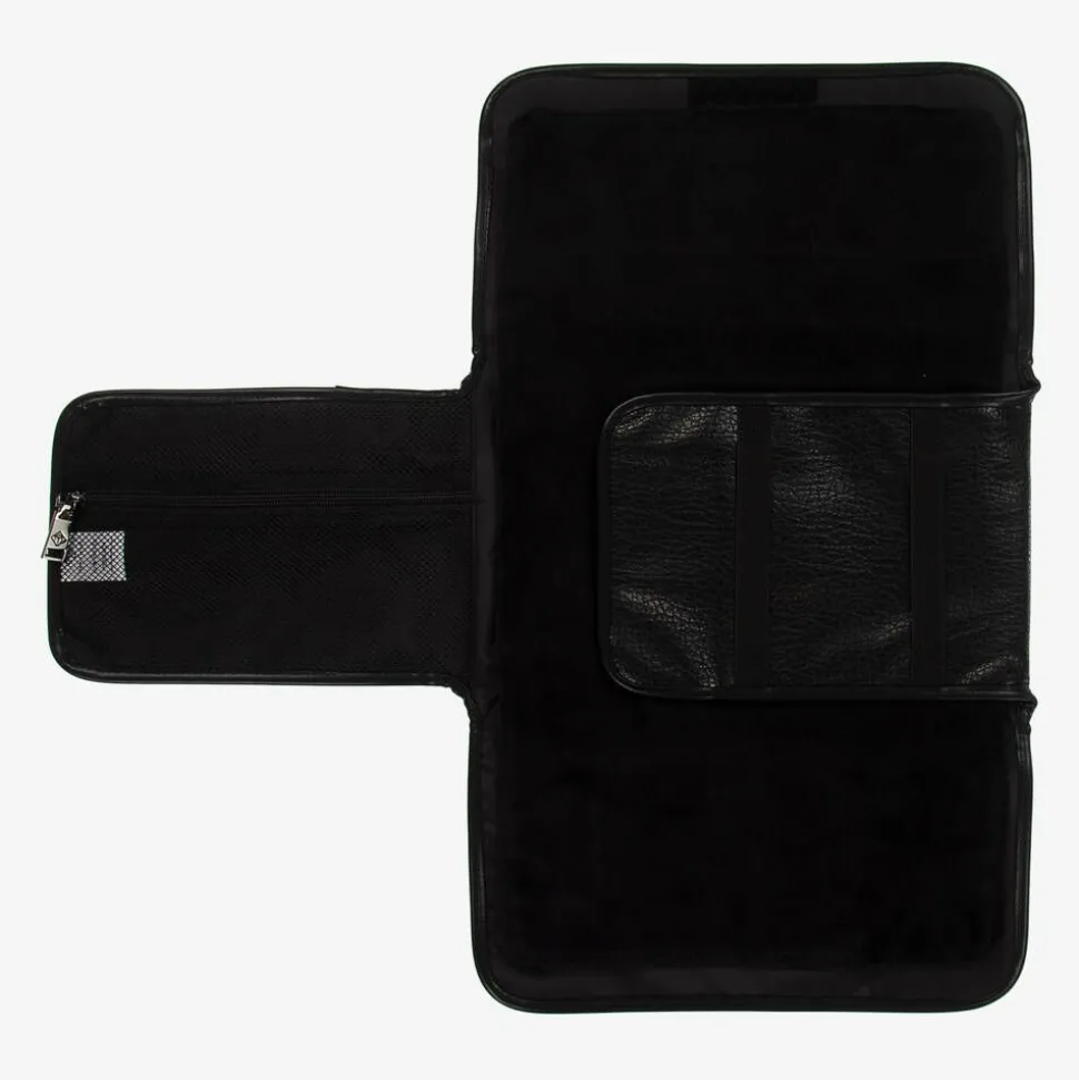 Black Faux Leather Changing Mat Clutch (56cm)