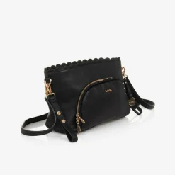 Black Faux Leather Changing Bag (38cm)