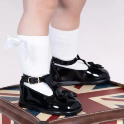 Black First-Walker Shoes