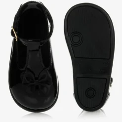 Black First-Walker Shoes