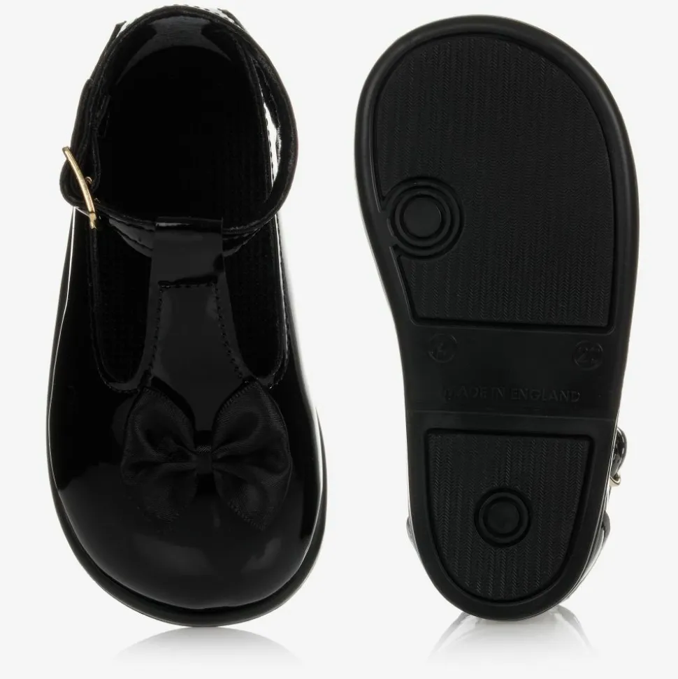 Black First-Walker Shoes