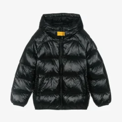 Black Hooded Down Puffer Jacket