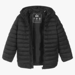 Black Hooded Puffer Jacket