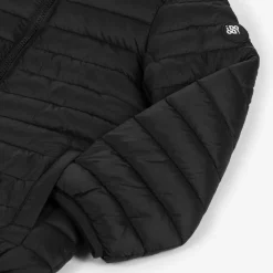 Black Hooded Puffer Jacket