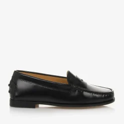Black Leather Loafers