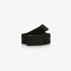 Black Logo Web Belt