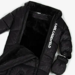 Black Monogram Snowsuit
