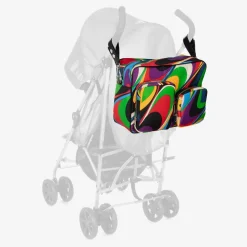 Black Onde Print Changing Bag (38cm)