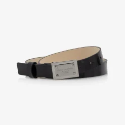 Black Patent Leather Belt