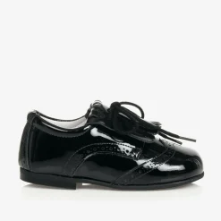 Black Patent Leather Brogues